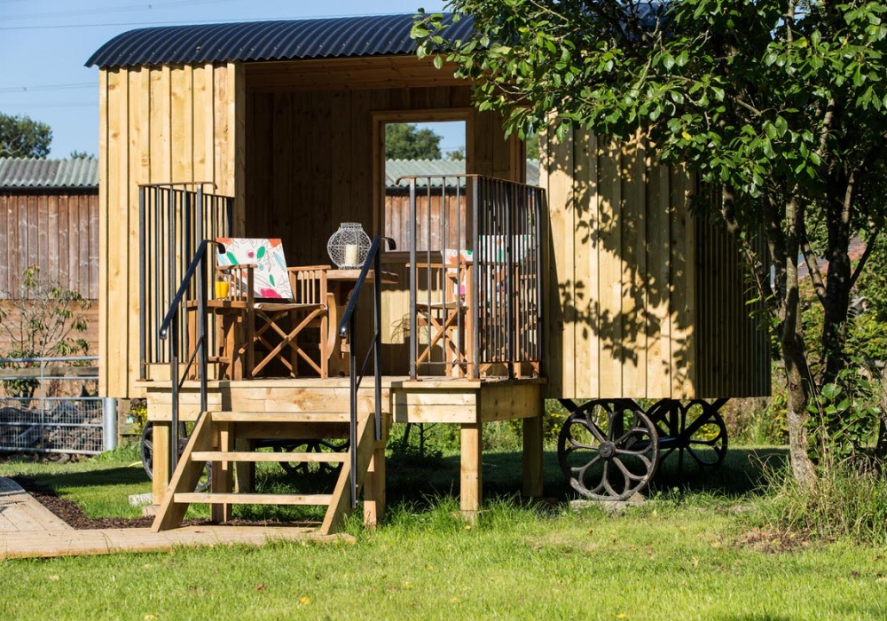 Dining Hut with Log Burning Stove